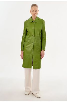 LAMARQUE LAMARQUE BELEN | Longline Leather Coat