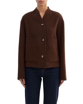 Lamarque Lamarque Hania Stand Collar Reversible Jacket