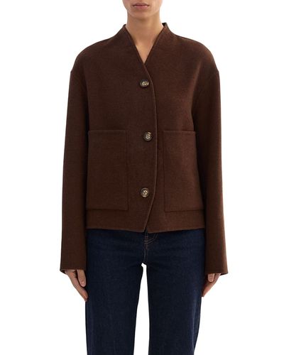 Lamarque Lamarque Hania Stand Collar Reversible Jacket