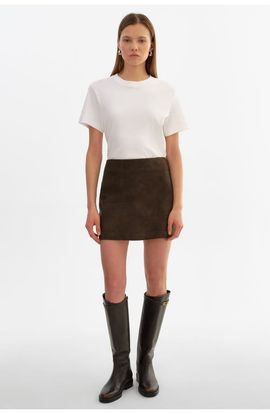 LAMARQUE LAMARQUE Jorden | Suede Mini Skirt