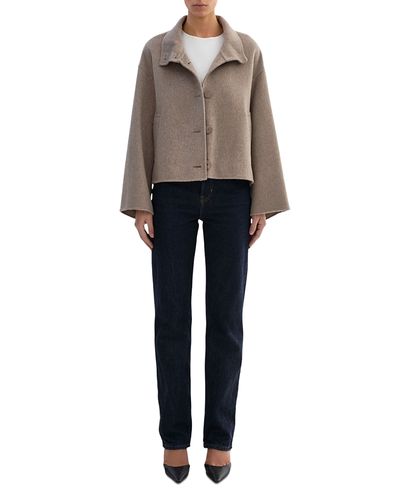 Lamarque Lamarque Mckenna Cropped Wool Jacket