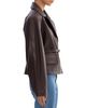 Lamarque Lamarque Pearl Leather Collared Jacket - 4