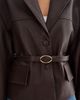 Lamarque Lamarque Pearl Leather Collared Jacket - 5
