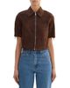 Lamarque Lamarque Sevana Reversible Suede Leather Jacket - 1