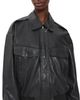 LAMARQUE LAMARQUE Trevanna Leather Bomber Jacket Black - 1