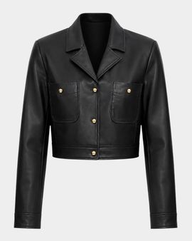 LaMarque Lorena Leather Crop Jacket
