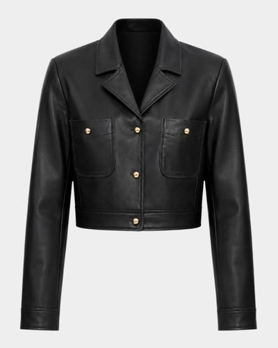 LaMarque Lorena Leather Crop Jacket
