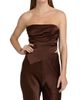 Lamarque Women's Baila Strapless Satin Scarf Top - 3