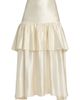 Lamarque Women's Chalina Ruffled Satin Midi-Skirt - 1