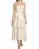 Lamarque Women's Chalina Ruffled Satin Midi-Skirt - 2
