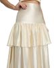 Lamarque Women's Chalina Ruffled Satin Midi-Skirt - 6