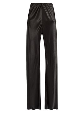 Lamarque Women's Emile Satin Relaxed-Fit Pants