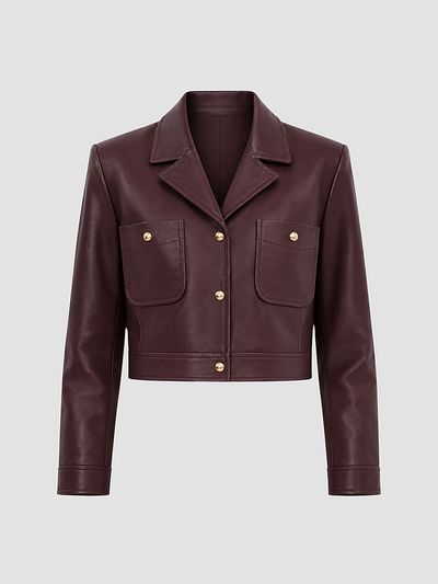 Lamarque Women's Lorena Lambskin Leather Jacket