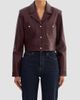 Lamarque Women's Lorena Lambskin Leather Jacket - 4