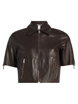 Lamarque Women's Sevana Leather Reversible Jacket