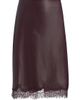 Lamarque Women's Sonja Faux Leather Lace-Trimmed Midi-Skirt - 1