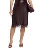 Lamarque Women's Sonja Faux Leather Lace-Trimmed Midi-Skirt - 3