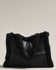 Lamarque Zoey Sherpa Fleece Faux Leather Tote - 2