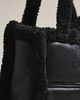 Lamarque Zoey Sherpa Fleece Faux Leather Tote - 3