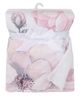 Lambs & Ivy Lambs & Ivy Botanical Baby Watercolor Floral Fleece Baby Blanket - 5