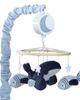Lambs & Ivy Lambs & Ivy Bubbles & Squirt Whale/Fish Musical Baby Crib Mobile Soother Toy - 1
