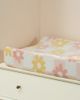 Lambs & Ivy Lambs & Ivy Daisy Dreams Checkered Soft Luxury Changing Pad Cover - 4