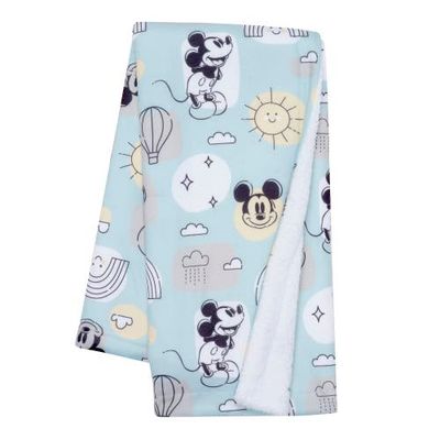 Lambs & Ivy Lambs & Ivy Disney Baby Classic Mickey Mouse Soft Fleece Baby Blanket