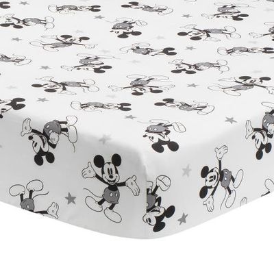 Lambs & Ivy Lambs & Ivy Disney Baby Magical Mickey Mouse 100% Cotton Fitted Crib Sheet