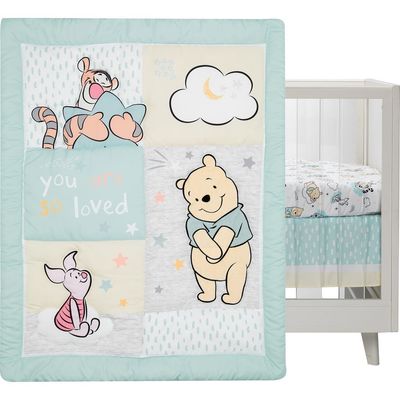 Lambs & Ivy Lambs & Ivy Disney Baby Winnie the Pooh Hugs 3-Piece Nursery Crib Bedding Set