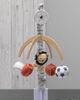 Lambs & Ivy Lambs & Ivy Hall of Fame Lion/Sports Balls Musical Baby Crib Mobile Soother Toy - 5