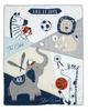 Lambs & Ivy Lambs & Ivy Hall of Fame Sports Animals 5-Piece Crib Bedding Set - 2