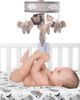 Lambs & Ivy Lambs & Ivy Jungle Safari Elephant/Lion/Giraffe Musical Baby Crib Mobile Toy - 3