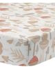 Lambs & Ivy Lambs & Ivy Mushroom Meadow Organic Cotton Fitted Crib Sheet - 1