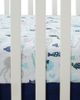 Lambs & Ivy Lambs & Ivy Oceania 100% Cotton Whale with Octopus and Fish Nautical Ocean Theme Fitted Crib Sheet - 2