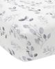 Lambs & Ivy Lambs & Ivy Painted Forest Watercolor Leaf Print Baby Fitted Crib Sheet - 1