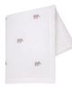Lambs & Ivy Lambs & Ivy Signature Elephant Creamy Linen Embroidered Baby Crib Quilt - 2