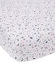 Lambs & Ivy Lambs & Ivy Signature Terrazzo Abstract Organic Cotton Fitted Crib Sheet - 1