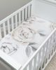 Lambs & Ivy Lambs & Ivy Signature Watercolor Floral Organic Cotton Fitted Crib Sheet - 4