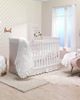 Lambs & Ivy Lambs & Ivy Signature Watercolor Floral Organic Cotton Fitted Crib Sheet - 5