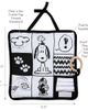 Lambs & Ivy Lambs & Ivy Snoopy & Woodstock Baby Activity Pad Developmental Travel Toy - 2