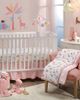 Lambs & Ivy Lambs & Ivy Snuggle Jungle Pastel Safari Cotton Jersey 3-Piece Crib Bedding Set - 2