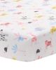 Lambs & Ivy Lambs & Ivy Snuggle Jungle Pastel Safari Cotton Jersey 3-Piece Crib Bedding Set - 4