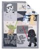 Lambs & Ivy Lambs & Ivy Star Wars Classic 3-Piece Baby Crib Bedding Set - Yoda/Darth Vader - 3
