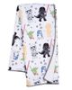 Lambs & Ivy Lambs & Ivy Star Wars Classic Fleece Baby Blanket - Yoda/Darth Vader/R2-D2/C-3PO - 1