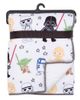 Lambs & Ivy Lambs & Ivy Star Wars Classic Fleece Baby Blanket - Yoda/Darth Vader/R2-D2/C-3PO - 5