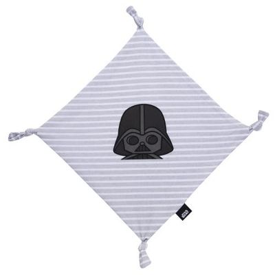Lambs & Ivy Lambs & Ivy Star Wars Darth Vader Gray Cotton Jersey Security Blanket/Lovey 