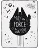 Lambs & Ivy Lambs & Ivy Star Wars Millennium Falcon Soft Faux Shearling Baby Blanket - 1