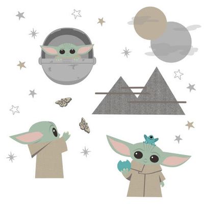 Lambs & Ivy Lambs & Ivy Star Wars The Mandalorian The Child/Baby Yoda Wall Decals