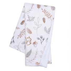 Lambs & Ivy Lambs & Ivy Treetop Fox Woodland/Forest Minky/Faux Shearling Fleece Baby Blanket