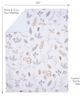 Lambs & Ivy Lambs & Ivy Treetop Fox Woodland/Forest Minky/Faux Shearling Fleece Baby Blanket - 2